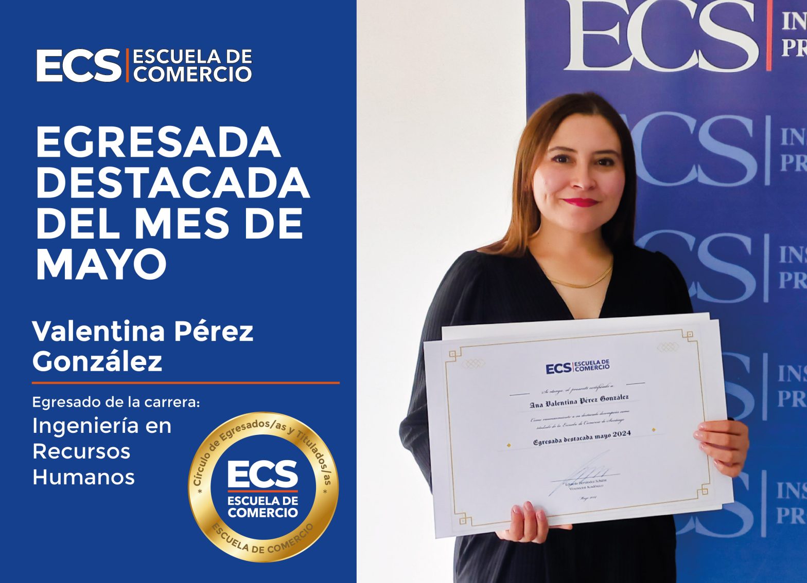 Valentina Pérez González | Egresada destacada